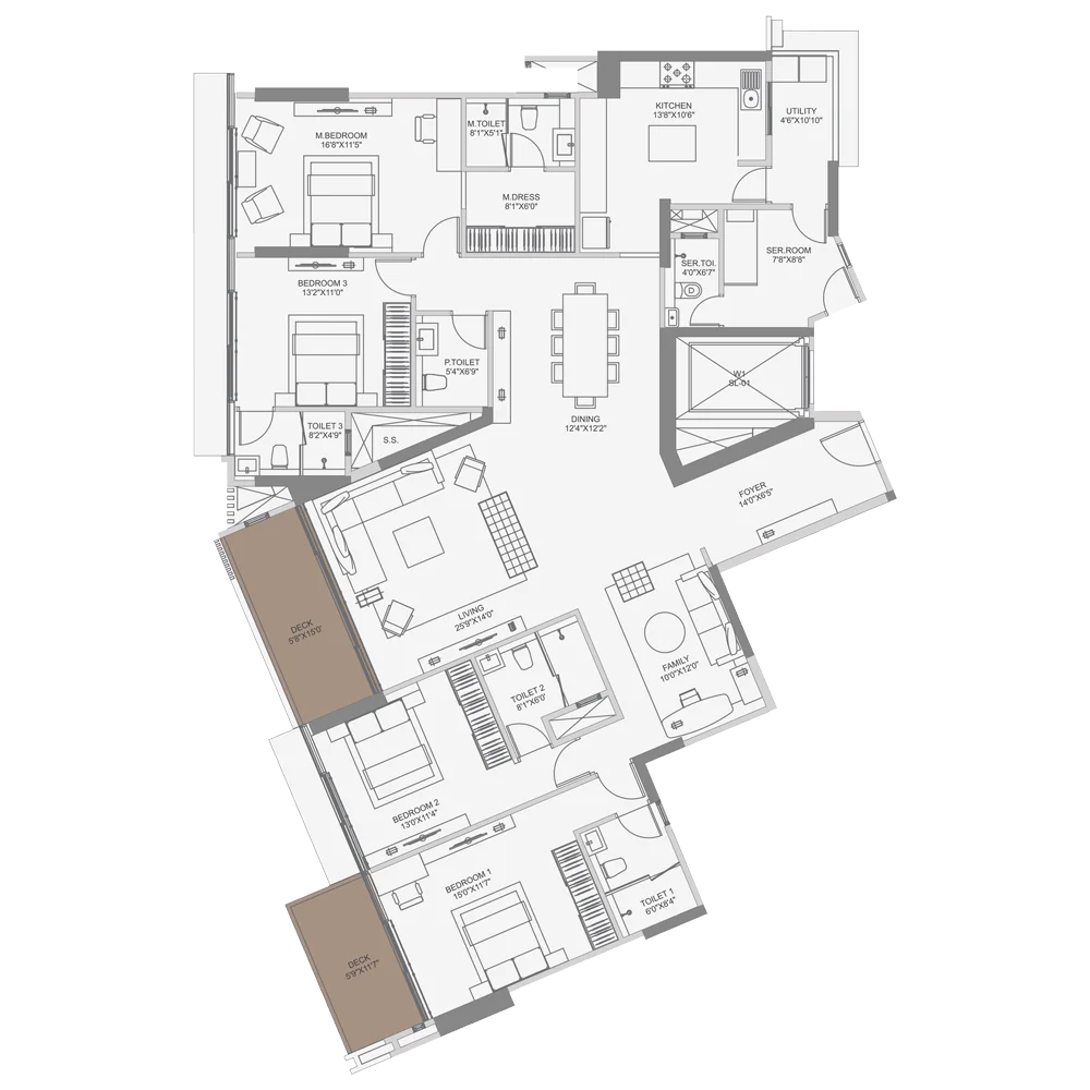 ZONE-A-4BHK-1